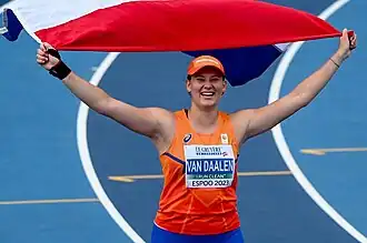 Alida van Daalen bei den U23-Europameisterschaften 2023 in Espoo