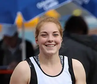 Alina Kenzel Rang zehn mit&nbsp;17,46&nbsp;m