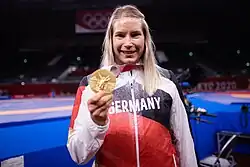 Aline Rotter-Focken bei den Olympischen Spielen in Tokio im Jahr 2021