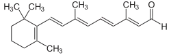 Strukturformel von 11-cis-Retinal