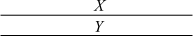 X ist gleich Y