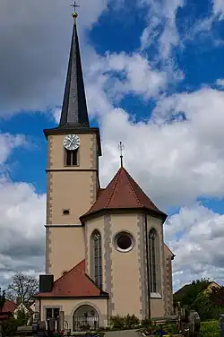 Die Kirche in Allersheim