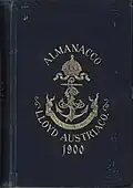Almanacco del Lloyd Austriaco 1900 (Einband)