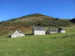 Almhütten in den Pyrenäen in der spanischen Provinz Navarra