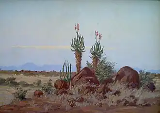 Aloe-Hügel (Ölgemälde)