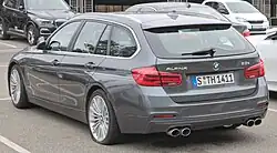 Heckansicht B3S BiTurbo Touring (2017–2019)