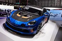 Alpine A110 GT4 auf dem Genfer Auto-Salon 2018