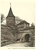 Das Tiergärtnertor von außerhalb der Stadtmauer, 1906