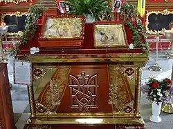 Analogion mit Ikonen