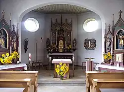 Altarraum der Filialkirche in Dobenreuth