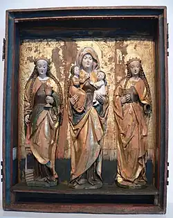 Altarschrein der Dorfkirche Spansberg