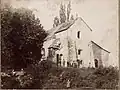 Foto der Kirche (1870er Jahre). Zustand nach dem Abbruch des Turmes
