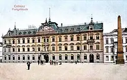 Gebäude der Oberpostdirektion Koblenz um 1900