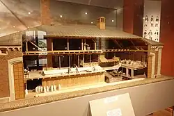 Modell eines Sudhauses; Salzmuseum in der Alten Saline in Bad Reichenhall