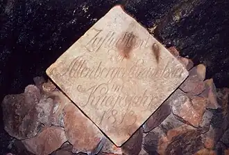 Erinnerungstafel an das Kriegsjahr 1813