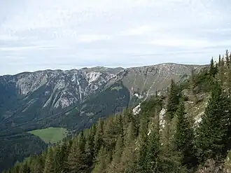 Schneealpe von Osten