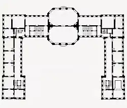 Hubertusburg erster Schlossbau