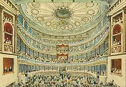 Der Saal (um 1850)