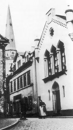 Synagoge in Alzey (um 1925)
