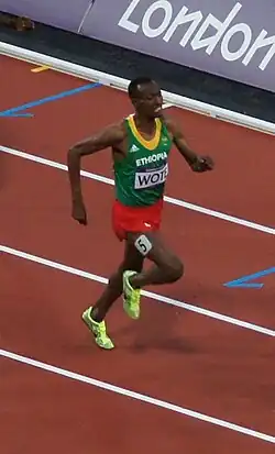 Aman Wote Rang acht in 3:36,94&nbsp;min