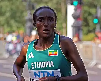 Marathonweltmeisterin Amane Beriso Shankule