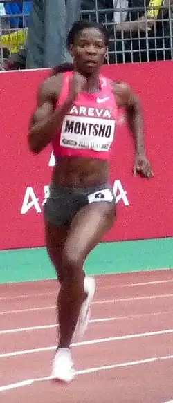 Amantle Montsho Rang drei in 51,28&nbsp;s