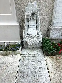 Amanz Grezssly (1814–1865) Geologe, Paläontologe. Grab. Feldbrunnen-St. Niklaus