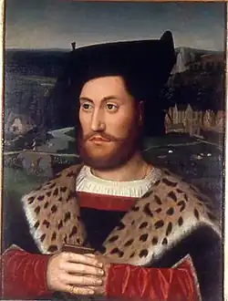 Porträt eines Mannes mit Buch (Ambrosius Benson 1495–1550)