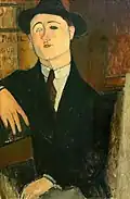 Porträt von Paul Guillaume, Amedeo Modigliani, 1916
