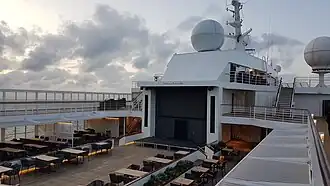 Umgebautes Deck&nbsp;11, jetzt mit Veranstaltungs­fläche