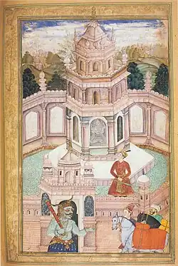 Prinz Rām im ägyptischen Tempel