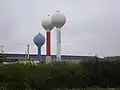 Wassertürme des Stahlwerks Amnéville