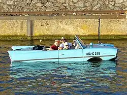 Amphicar im Stuttgarter Hafen