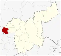 Karte von Saraburi, Thailand, mit Don Phut