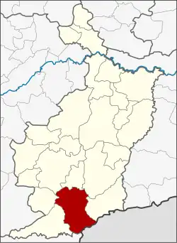 Karte von Buri Ram, Thailand, mit Lahan Sai