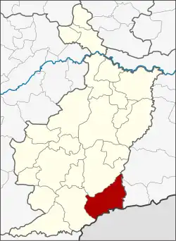 Karte von Buri Ram, Thailand, mit Ban Kruat