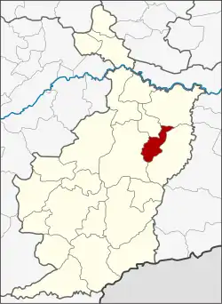 Karte von Buri Ram, Thailand, mit Huai Rat