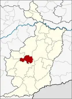 Karte von Buri Ram, Thailand, mit Chamni