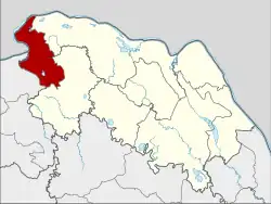 Karte von Bueng Kan, Thailand, mit Pak Khat