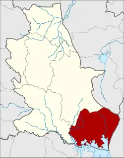 Karte von Nong Bua Lamphu, Thailand, mit Non Sang