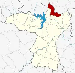 Karte von Khon Kaen, Thailand, mit Khao Suan Kwang