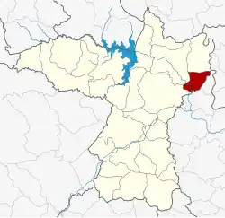 Karte von Khon Kaen, Thailand, mit Sam Sung