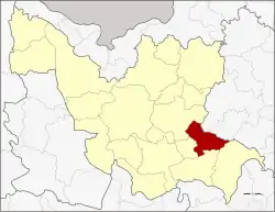 Karte von Udon Thani, Thailand, mit Chai Wan