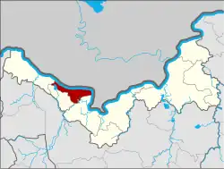 Karte von Nong Khai, Thailand, mit Si Chiang Mai