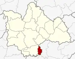 Karte von Kalasin, Thailand, mit Rong Kham