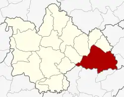 Karte von Kalasin, Thailand, mit Kuchinarai