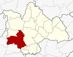 Karte von Kalasin, Thailand, mit Yang Talat