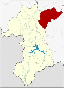 Karte von Yala, Thailand, mit Raman