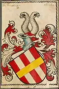Stammwappen derer von Ampringen im Scheiblerschen Wappenbuch