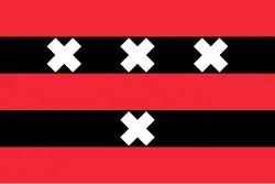 Flagge der Gemeinde Amstelveen